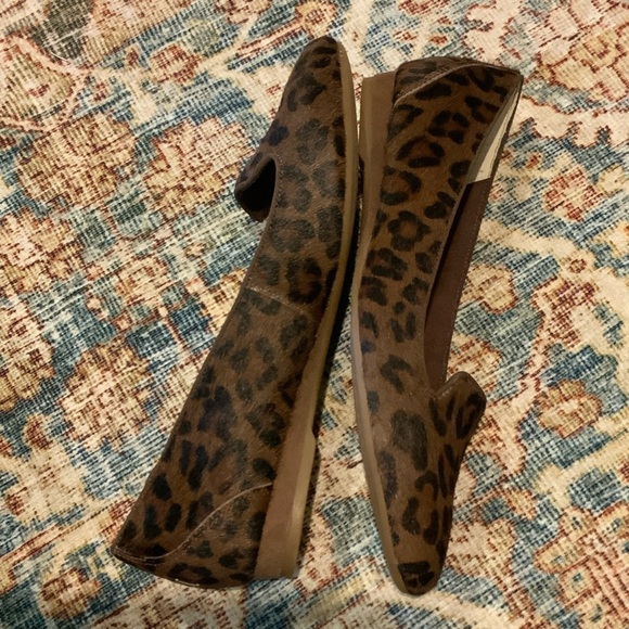 Sperry leopard leather pony hair flats size 8.5 - Picture 4 of 7